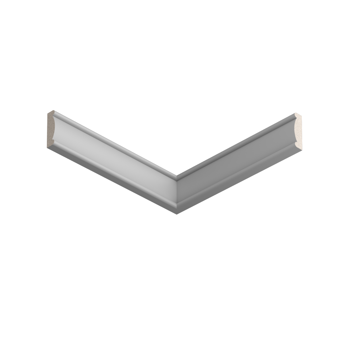 Молдинг ЛДФ под покраску Ultrawood U 0006 i 2000×30×9